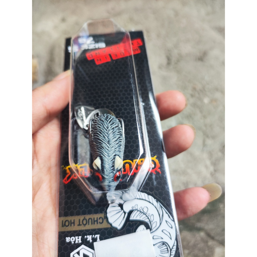 Mồi Lure - Mồi Chuột LK Mini Lưỡi BKK Bản 7g Đi Nổi