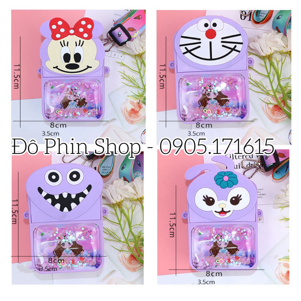 Túi xách silicon pop it kim sa hình thỏ hoa đeo chéo thời trang đựng bao bì lì xì, mỹ phẩm