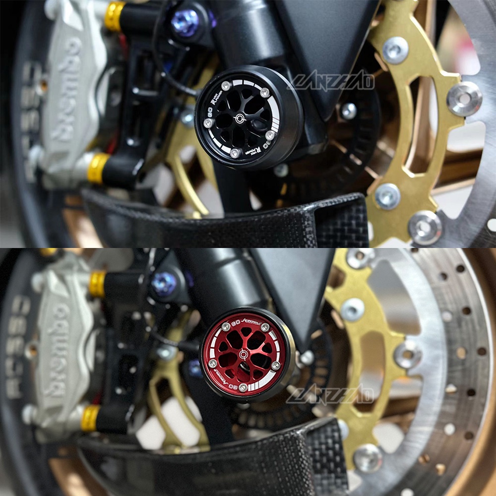 Thanh Trượt Trục Bánh Xe Trước Chuyên Dụng Cho Xe Mô Tô yamaha r15v4 r15m r15 r3 mt03 Ốp