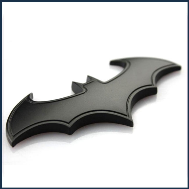 Logo Kim Loại Hình Dơi 3d Trang Trí Xe Hơi Xe Máy