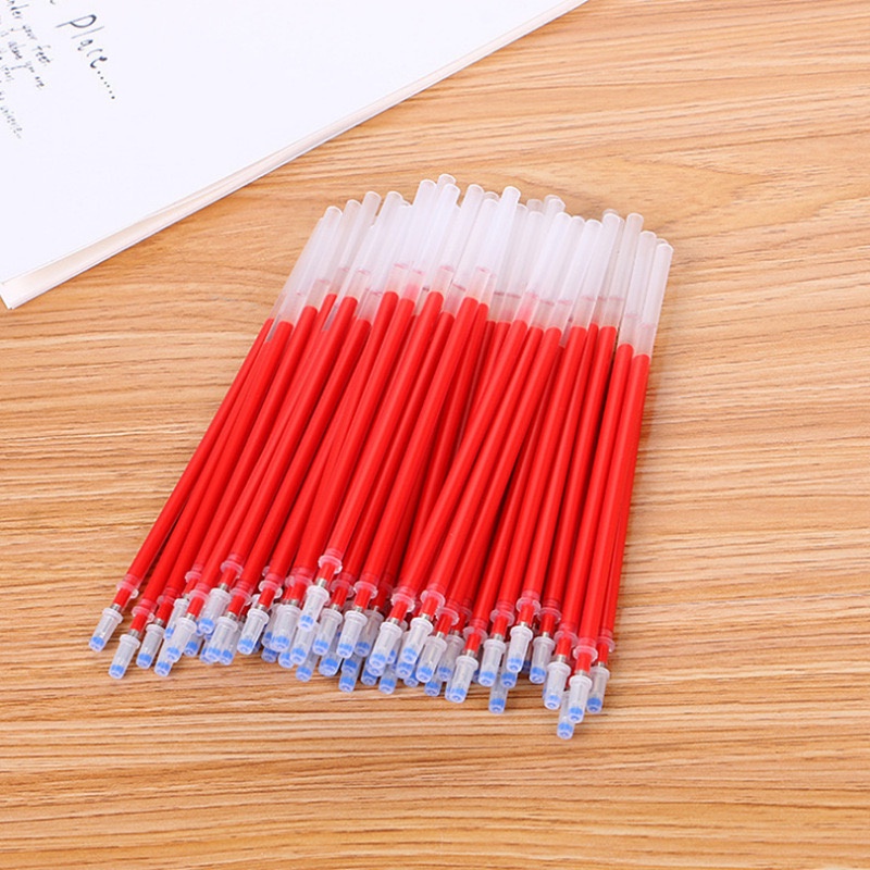 Ngòi bút gel nước 0.5mm dài 13cm MỰC ĐEN, XANH, ĐỎ - ChanBe Store