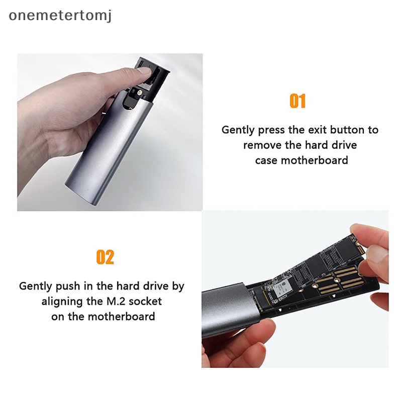 Onemetertomj m2 nvme ssd case 10gbps hdd box nvme ssd Sang usb 3.1