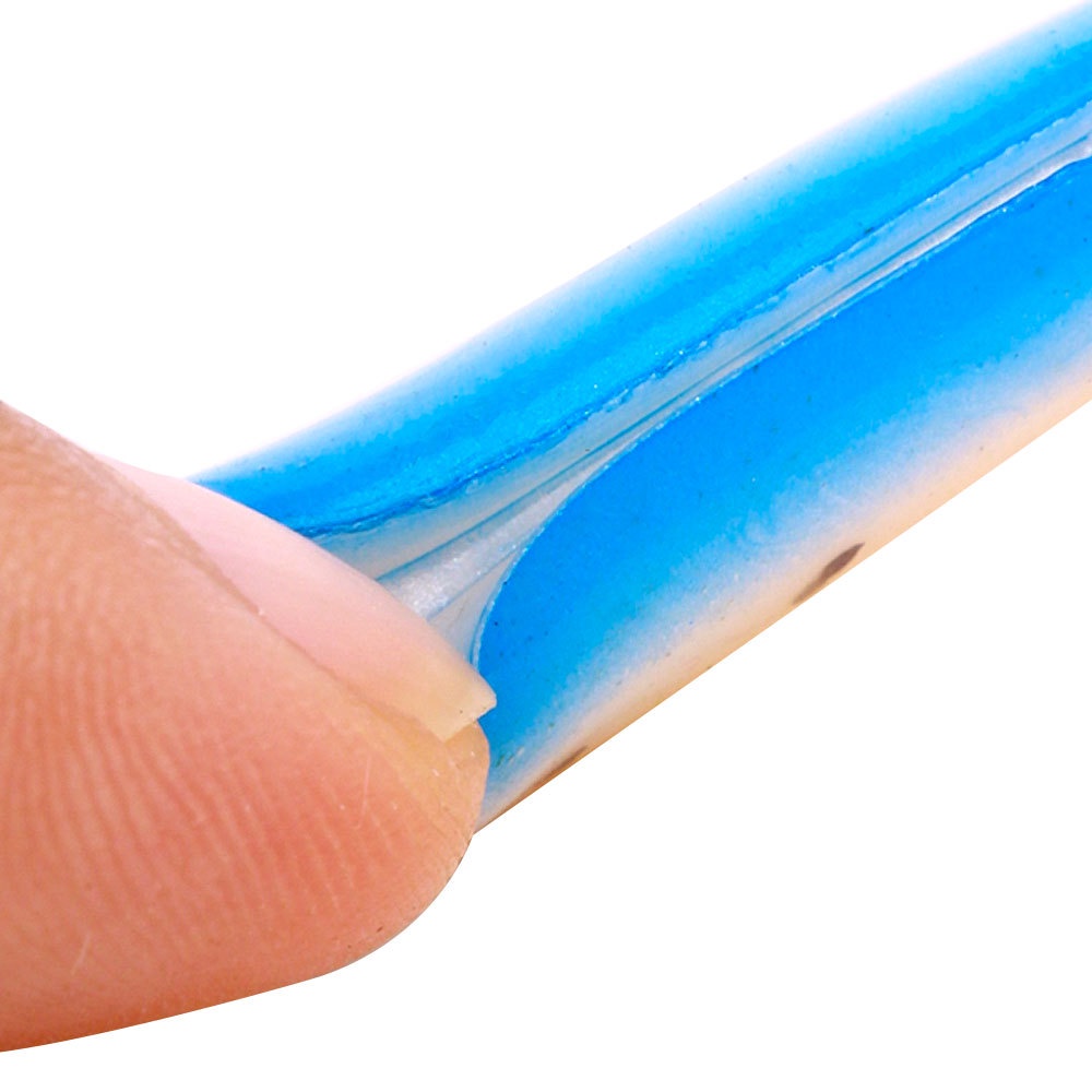 Set 6 Mồi Giả Nhử Cá Bằng Cao Su Mềm 9cm Gắn Kèm Móc Câu