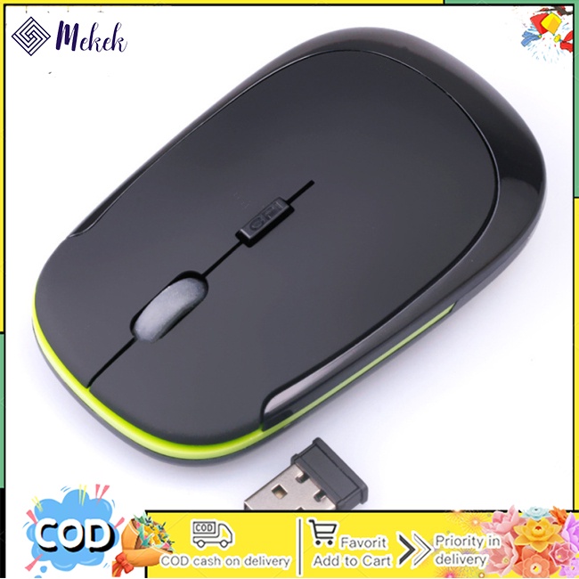 Mekek Chuột không dây 2.4g usb 2.0 Siêu Mỏng