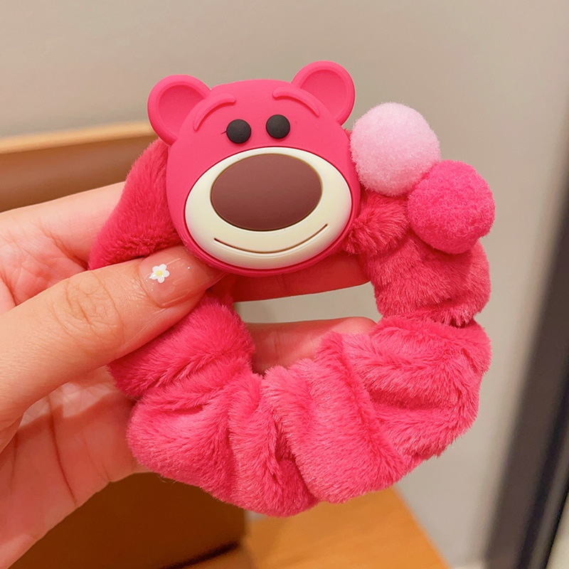 Dây Cột Tóc Phủ Lông Hình sanrio melody Ngọt Ngào Cho Nữ