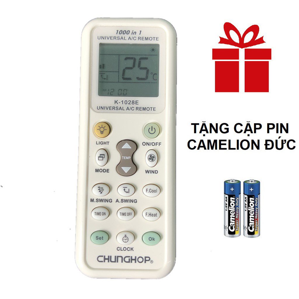 Điều hòa từ xa Chunghop K-1028e Universal K-1028e