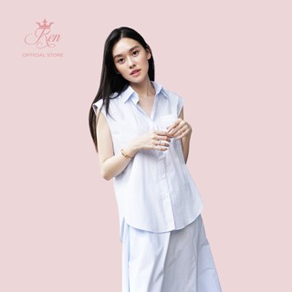 REN - Chân Váy Xòe Sọc