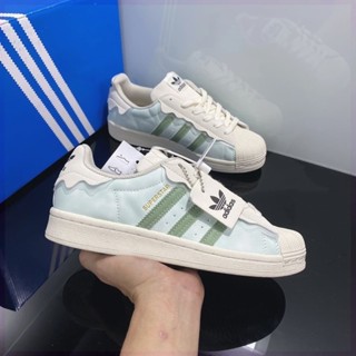 Giày thể thao SuperStar màu xanh lá siêu đẹp full box, Giày das sò xanh nam nữ hót hit cao cấp G280