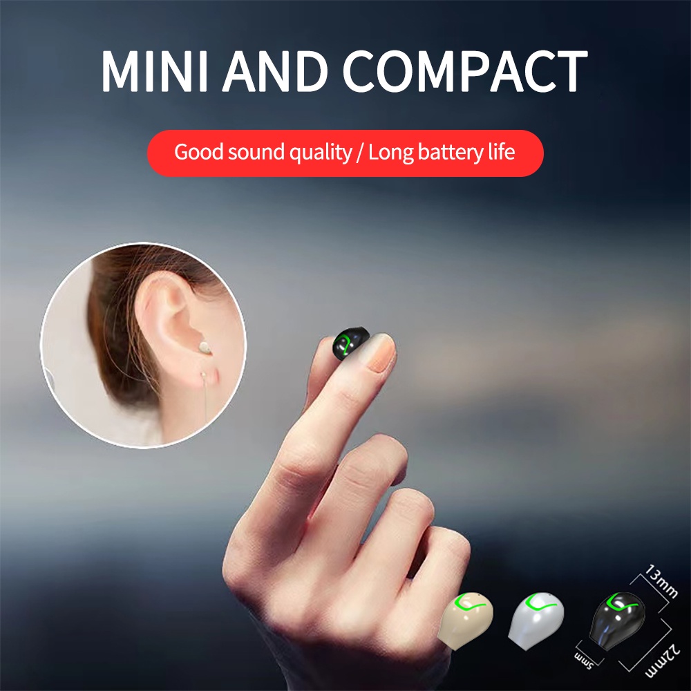 Tai Nghe Nhét Tai mini21 bluetooth Âm Thanh hifi Chất Lượng Cao