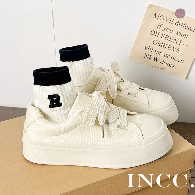 INCC  thể thao nữ giày giày thể thao nữ 2023 NEW giày sneaker nữ đáy dày Xu hướng thời trang Thông khí FBX2390MWC 37Z230911