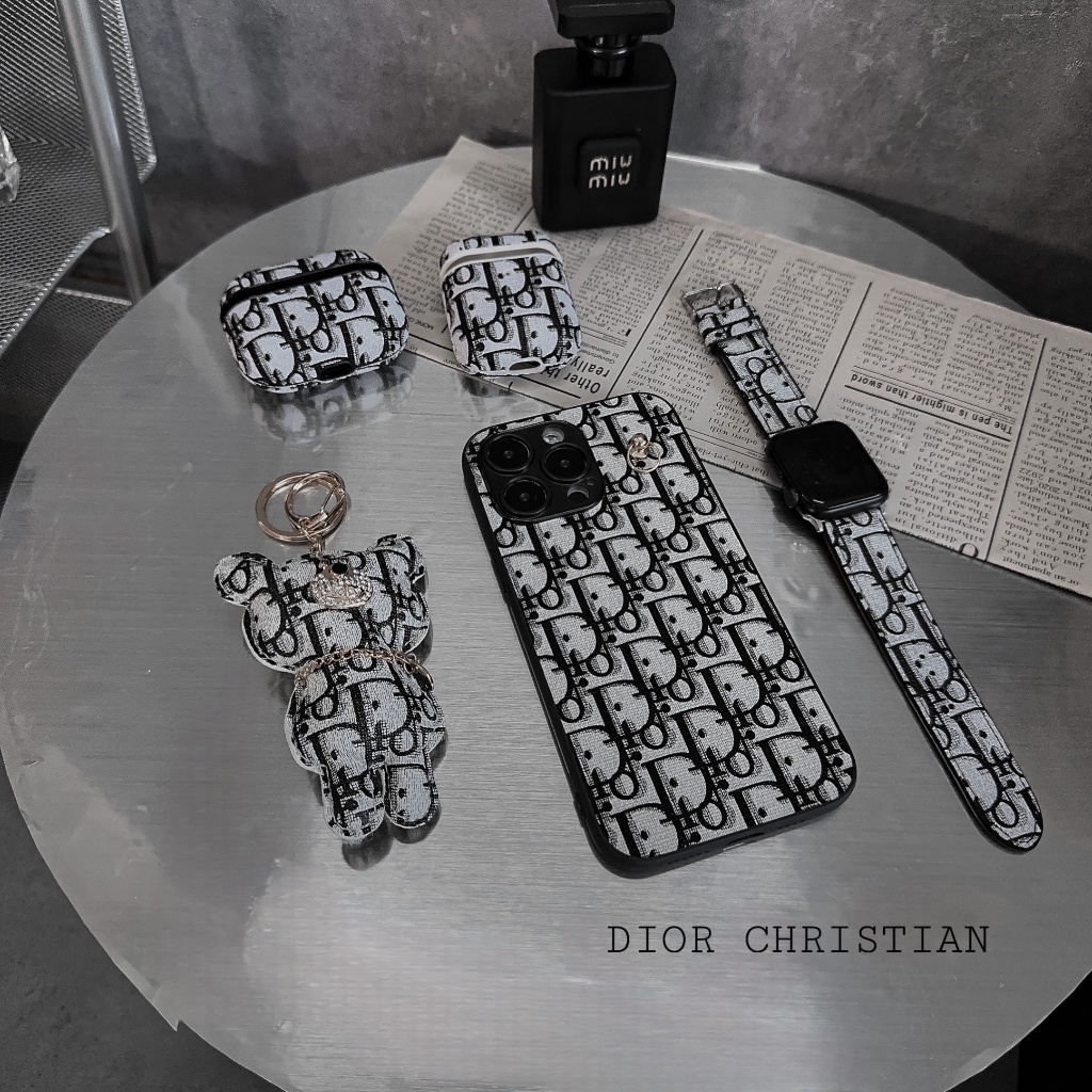 Ốp lưng iphone  DI O KÈM MÓC KHÓA GẤU7plus/8plus/xs max/11/11promax/12promax/13promax/14promax