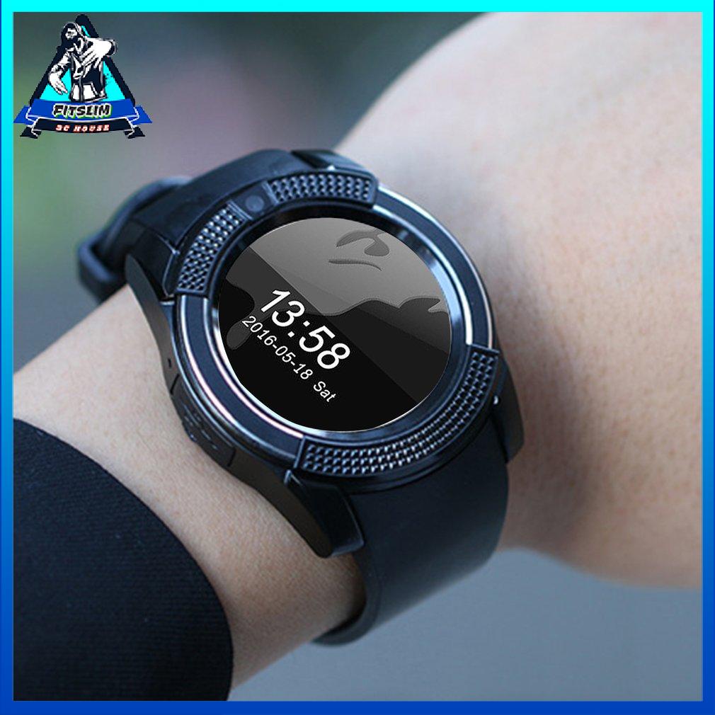 Portable Waterproof Smart Watch Men Camera Smartwatch Pedometer Wristwatch