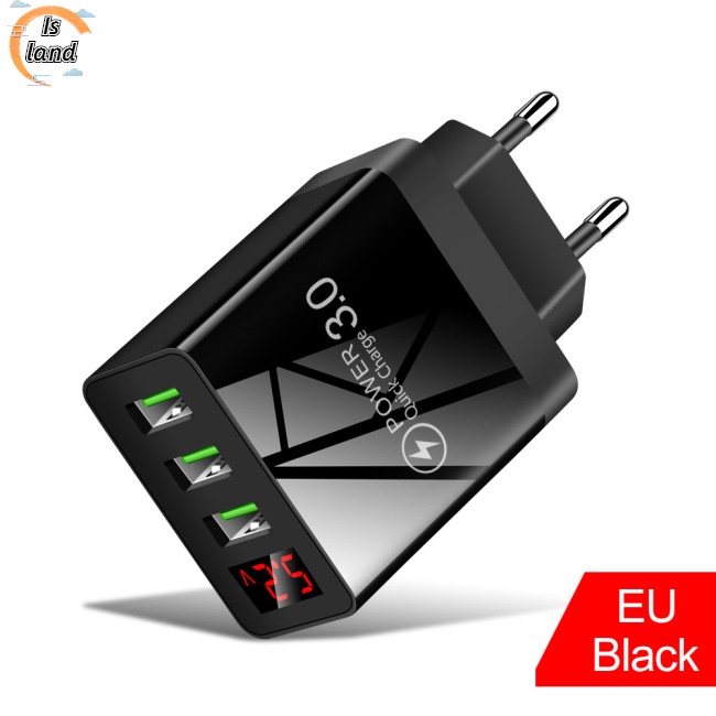 Củ Sạc Nhanh 3a usb 3.0 Có Màn Hình Hiển Thị Cho iphone 13 12 pro max