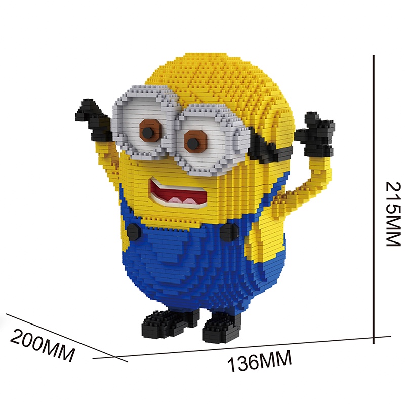 Nano block Bộ Đồ Chơi Lắp Ráp minions Sáng Tạo Cho Bé