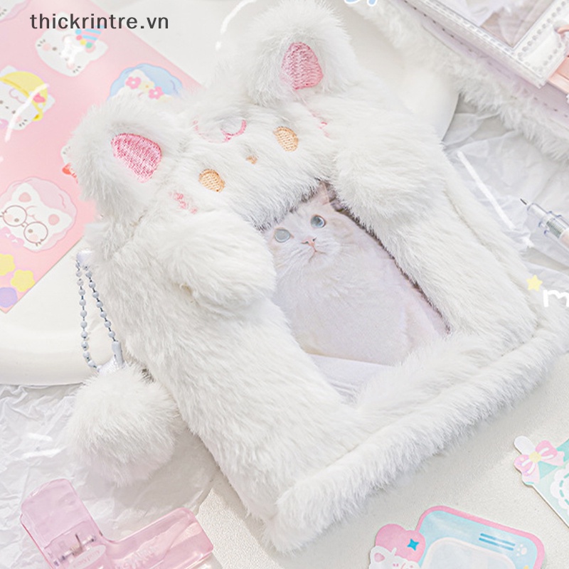 Album Đựng Thẻ id Sưu Tầm Bằng Lông Nhung Phong Cách Hoạt Hình Hàn Quốc vn
