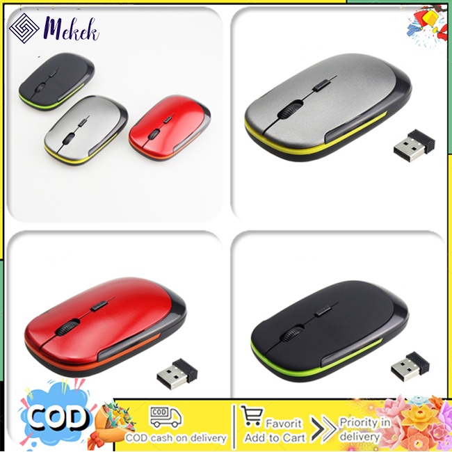 Mekek Chuột không dây 2.4g usb 2.0 Siêu Mỏng