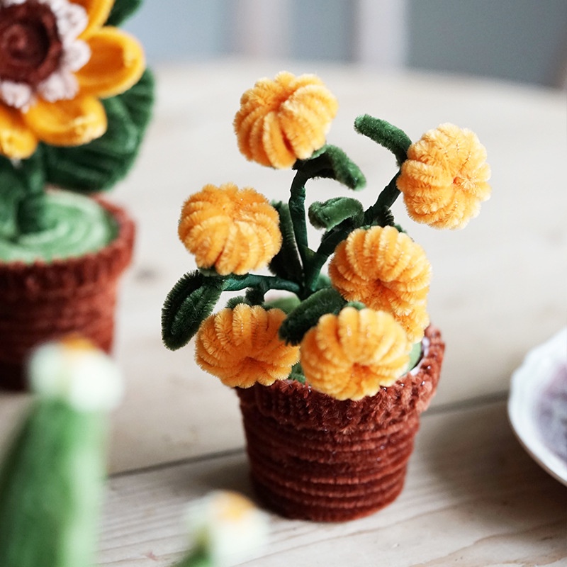 DIY Kẽm nhung làm hoa handmade