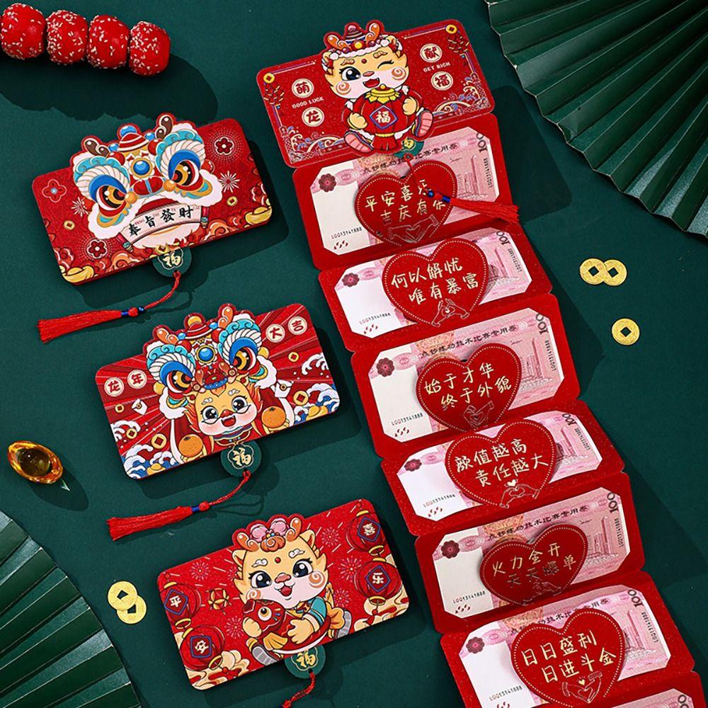Btlimer 1 Bao Lì Xì Màu Đỏ Phong Cách Trung Hoa Dùng Trong Lễ Hội Mùa Xuân