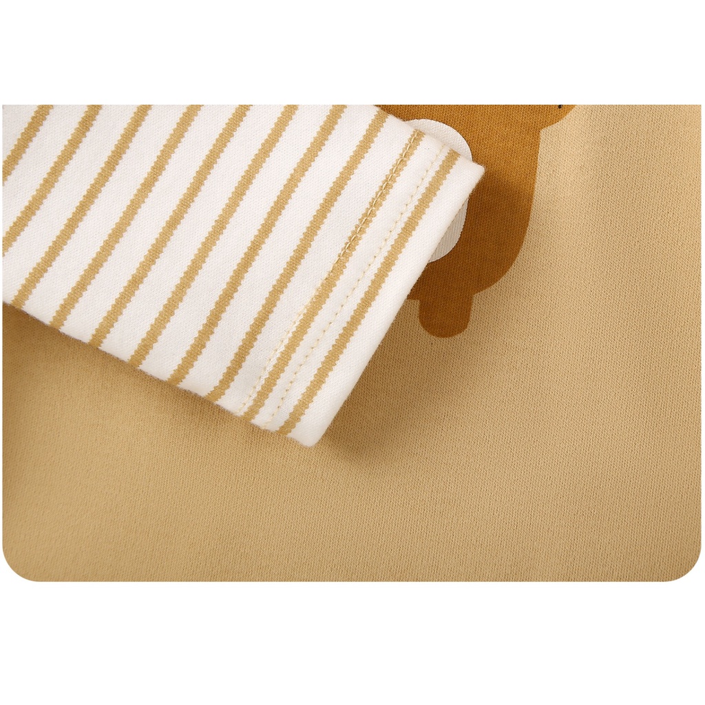 Áo Thun cotton Tay Dài Thời Trang Xuân Thu Dành Cho Bé