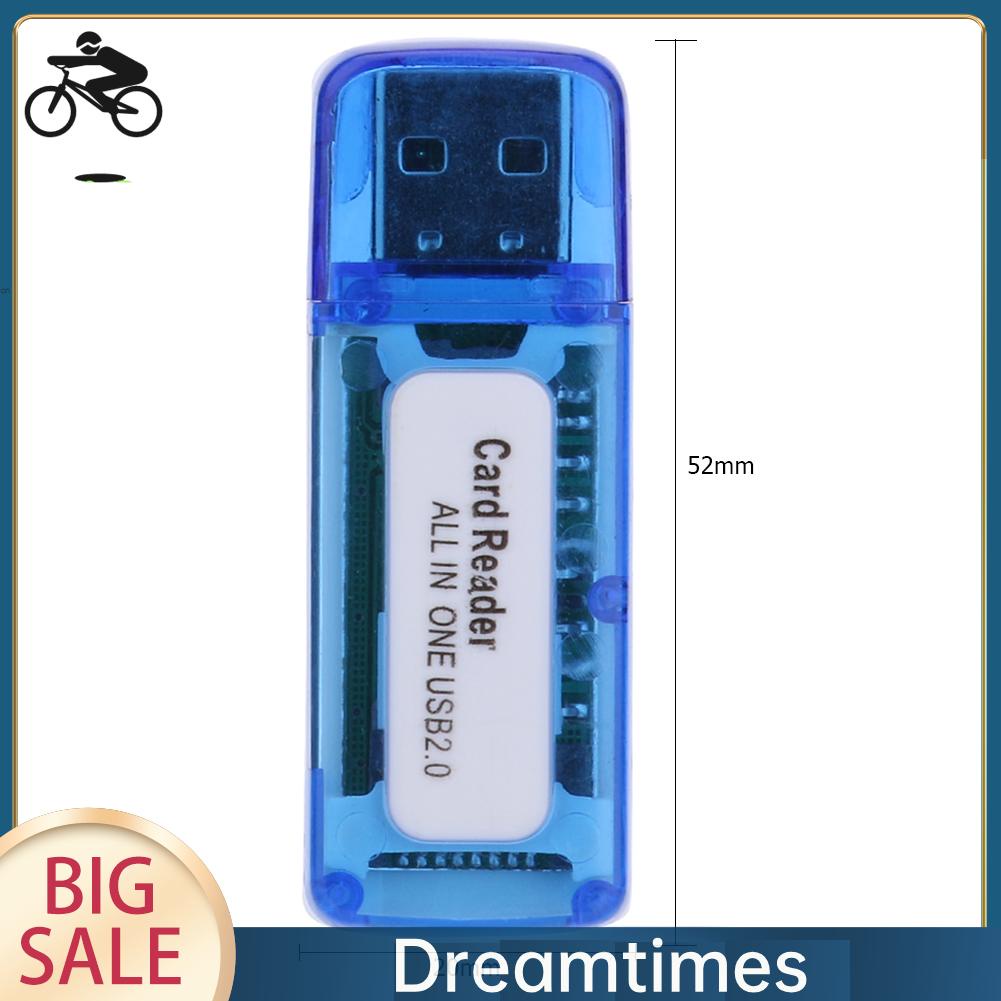 Đầu Đọc Thẻ Nhớ usb 2.0 4 Trong 1 1 Cho micro sd tf m2