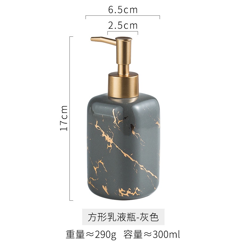 Decor Gia Đình "Bình Đựng Sữa Tắm" dầu gội, Bình đựng nước rửa tay 300ml