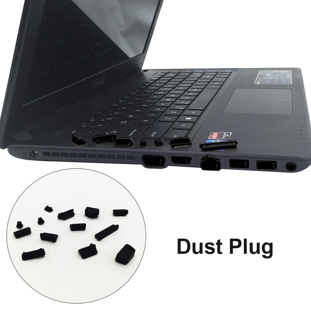Bộ 16 Nút Bịt silicone Linh Hoạt Chống Bụi Cho laptop Âm Thanh vga