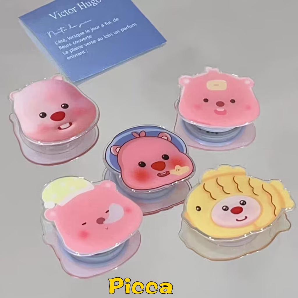 Hoạt Hình Giá Đỡ Điện Thoại Dạng Gập Hình Thỏ Đáng Yêu