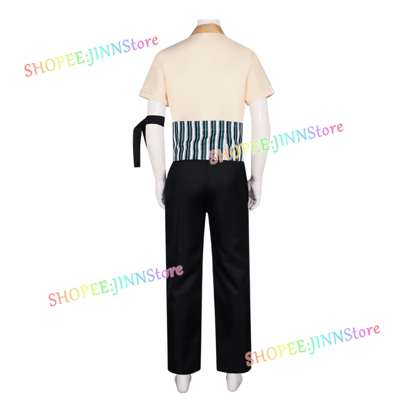 - Jn - Bộ Trang Phục Hóa Trang Nhân Vật Trực Tiếp Rosoa zoro Phiên Bản Trực Tiếp Một Mảnh / Một Mảnh / Thắt Lưng / Quần Áo Cho Nam xs-3xl