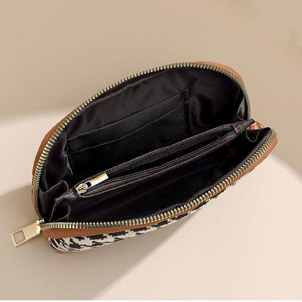 Willis Ví Dài Da pu Siêu Mỏng Đựng Chìa Khóa Xe Hơi Dạng Vuông Có Khóa Kéo Thời Trang