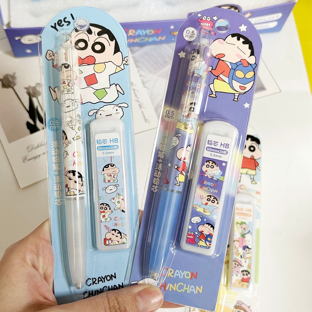 1 Bút Chì Màu Ngòi 0.5mm In Hình Cậu Bé Bút Chì Dễ Thương