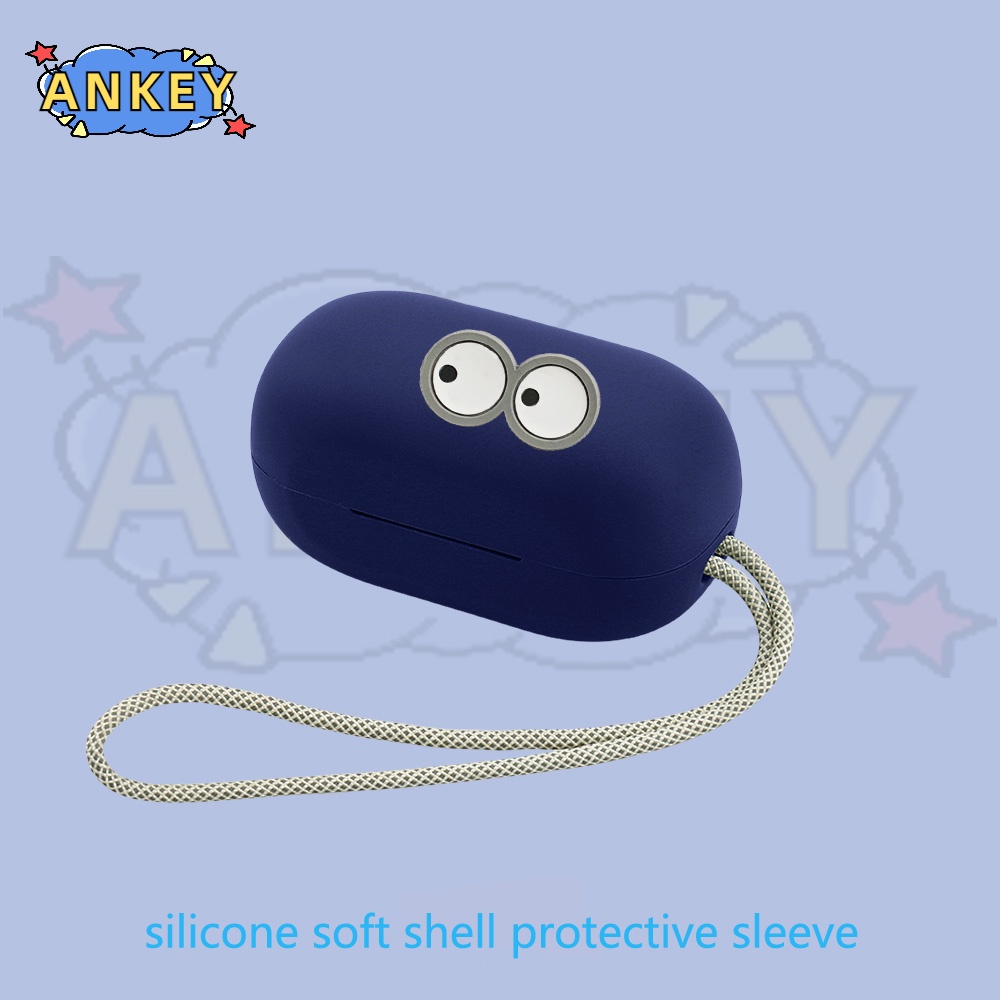 For JBL Reflect Flow Pro / Mini NC / Aero Earphone Silicone Case Cute Dog Earbuds Soft Protective Headphone Cover Headset Skin