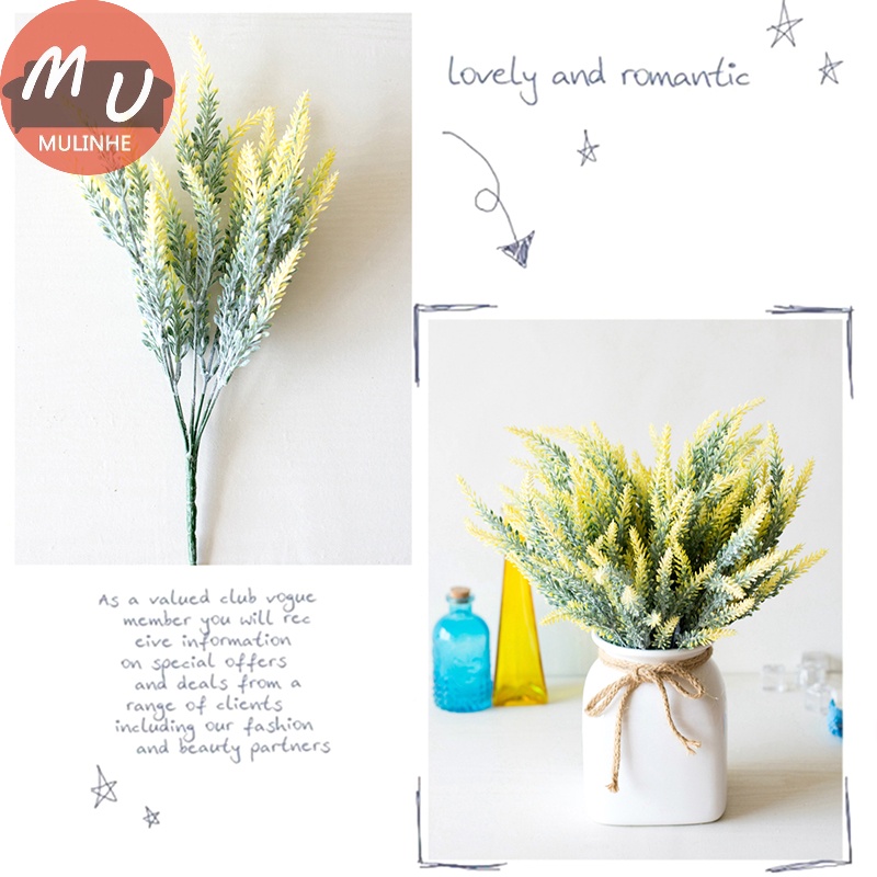 1 Bình Hoa Oải Hương Nhân Tạo Lãng Mạn Dùng Để Trang Trí Tiệc Cưới vn