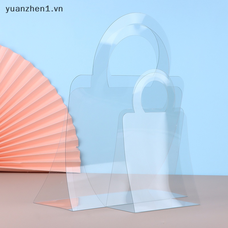 1 Túi Xách Hoa Hồng Trong Suốt Cho Nữ