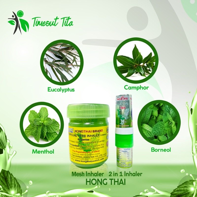 Dầu hít thảo mộc Hongthai Brand Compound Herb Inhaler