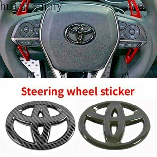 Miếng Dán logo Trang Trí Vô Lăng Xe Hơi toyota corolla camry supra chr