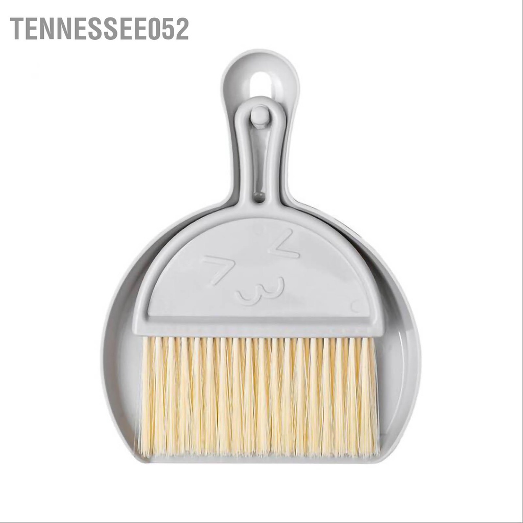 Tennessee052 Bộ chổi nhỏ và hót rác Bàn phím treo mini Chổi quét bụi cho máy tính xách tay để lau bàn văn phòng