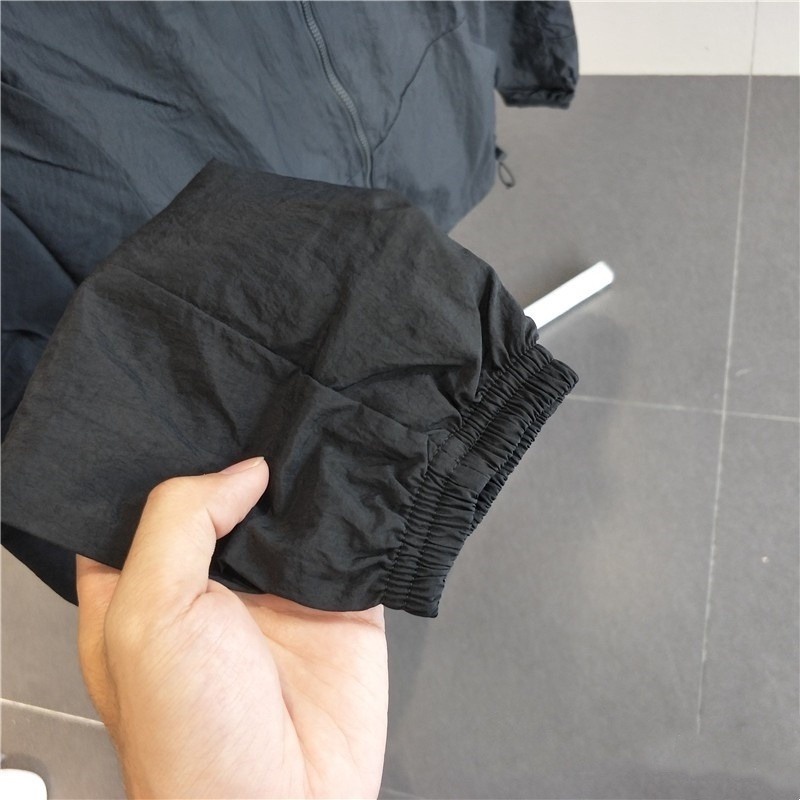 Nike Áo Khoác Thể Thao Có Mũ Trùm Đầu Chất Liệu nylon Dệt cn3824 100% Cho Nam