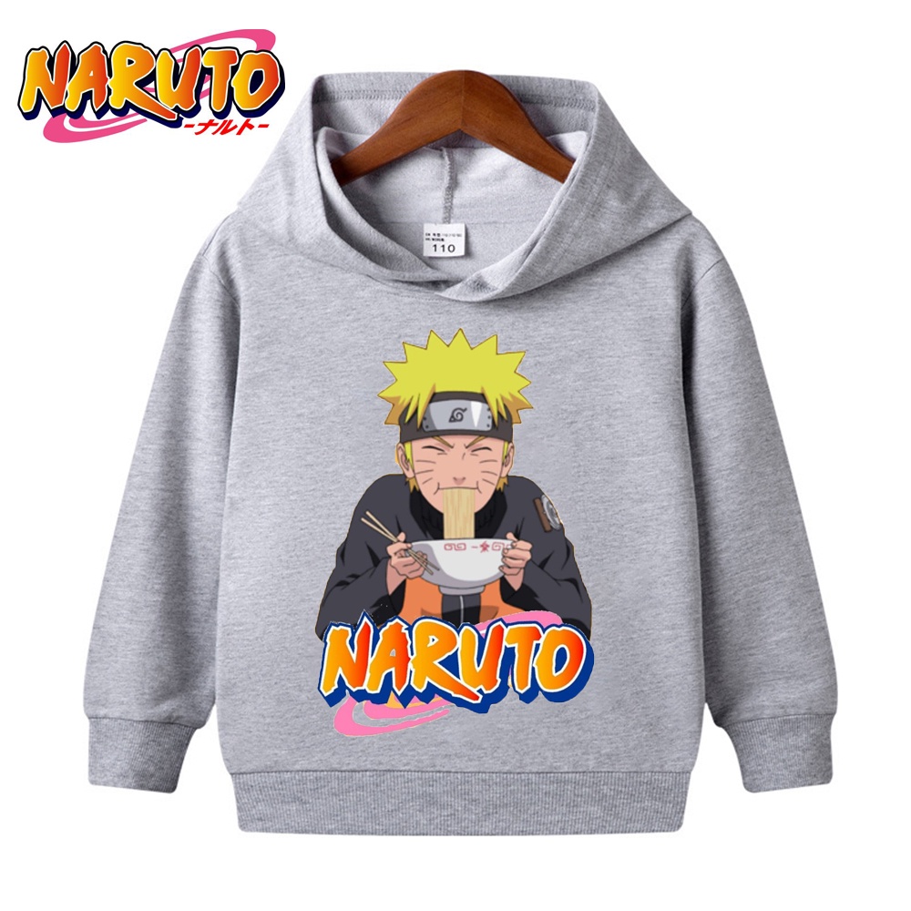 Áo hoodie In Hình naruto Thời Trang Mùa Thu 2023 Dành Cho Bé Trai 4t-14 Tuổi