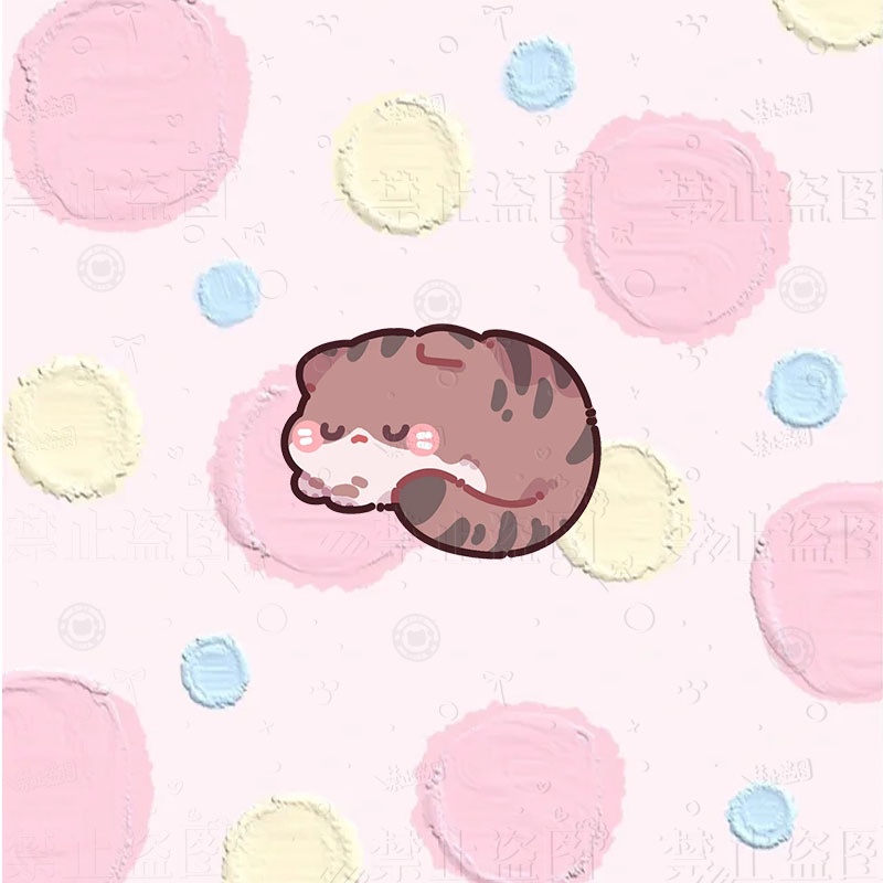 Ghim Cài Áo Bằng acrylic Hình Mèo Hoạt Hình Dễ Thương