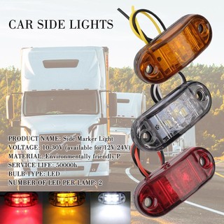 Set 4 đèn led cảnh báo 12v 24v gắn hông xe tải