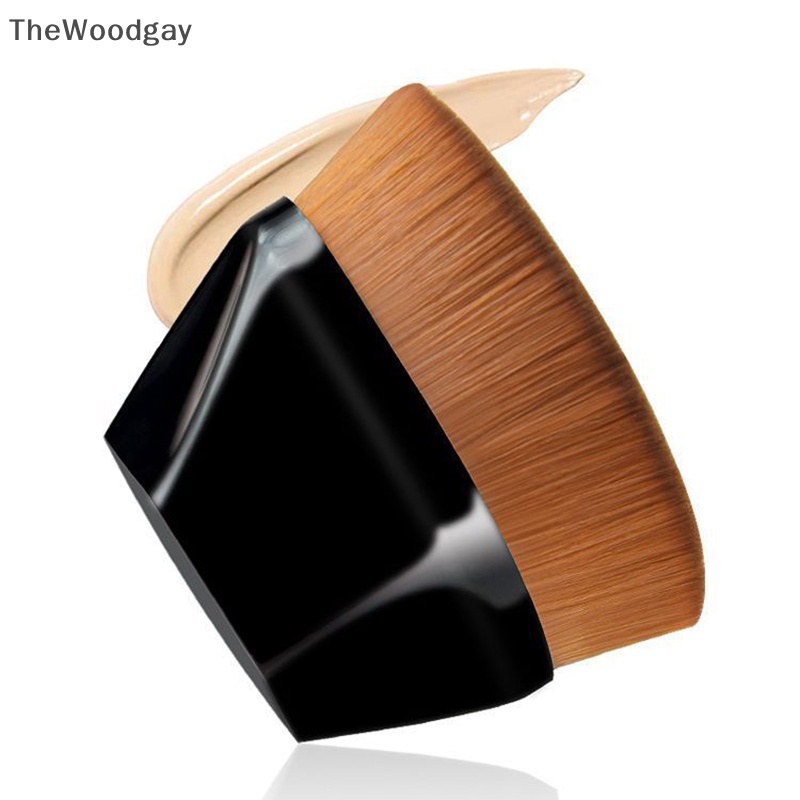 Thewoodgay six Bộ Cọ Trang Điểm Nền Dạng Lỏng Thân Tổng Hợp Mềm Mại Cho Nữ