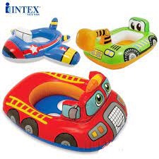 Tổng kho. Phao bơi ô tô, máy bay, xe công trình chống lật cho bé INTEX xỏ chân an toàn trẻ em