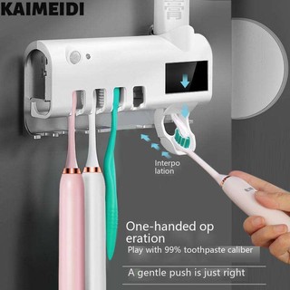 Kaimeidi Hộp Đựng Bàn Chải Đánh Răng Khử Trùng Bằng Tia uv