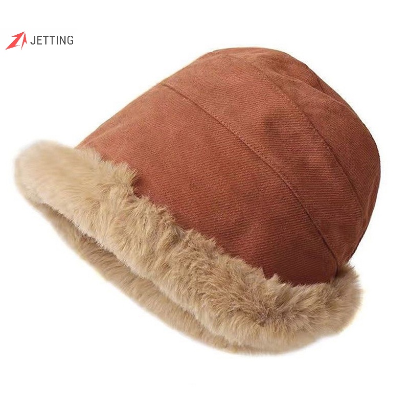 Mũ bucket Lông Xù Mềm Mại Ấm Áp Thời Trang Thu Đông 2023 Cho Nữ