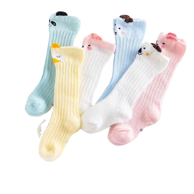 Vớ cotton Nguyên Chất Họa Tiết Hoạt Hình Nhiều Màu Sắc Kèm Gối Dễ Thương Cho Bé