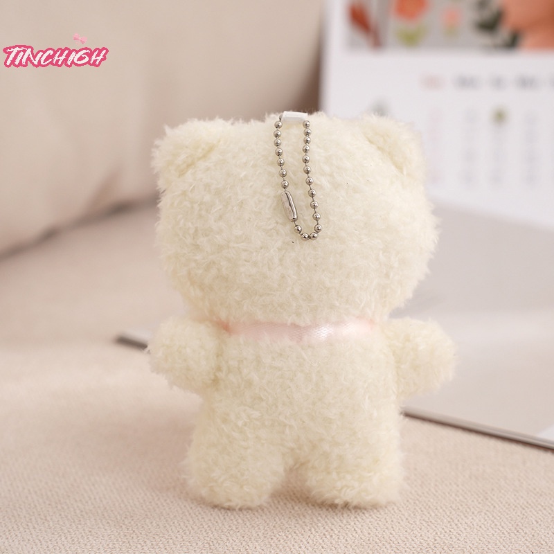 Móc Khóa Búp Bê Gấu Bông mini Mềm Mại Dễ Thương Trang Trí Túi Xách Dành Cho Nam Nữ