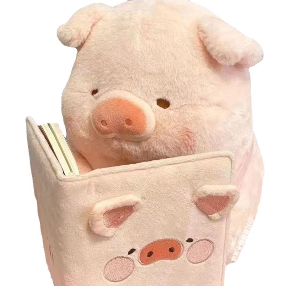 Thú Nhồi Bông Hình Chú Heo lulu Dễ Thương Dùng Làm Quà Tặng