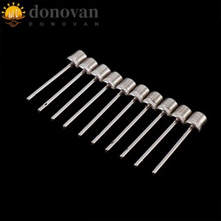 Set 10 đầu van bơm hơi cho quả bóng rổ/bóng đá nhiều màu sắc