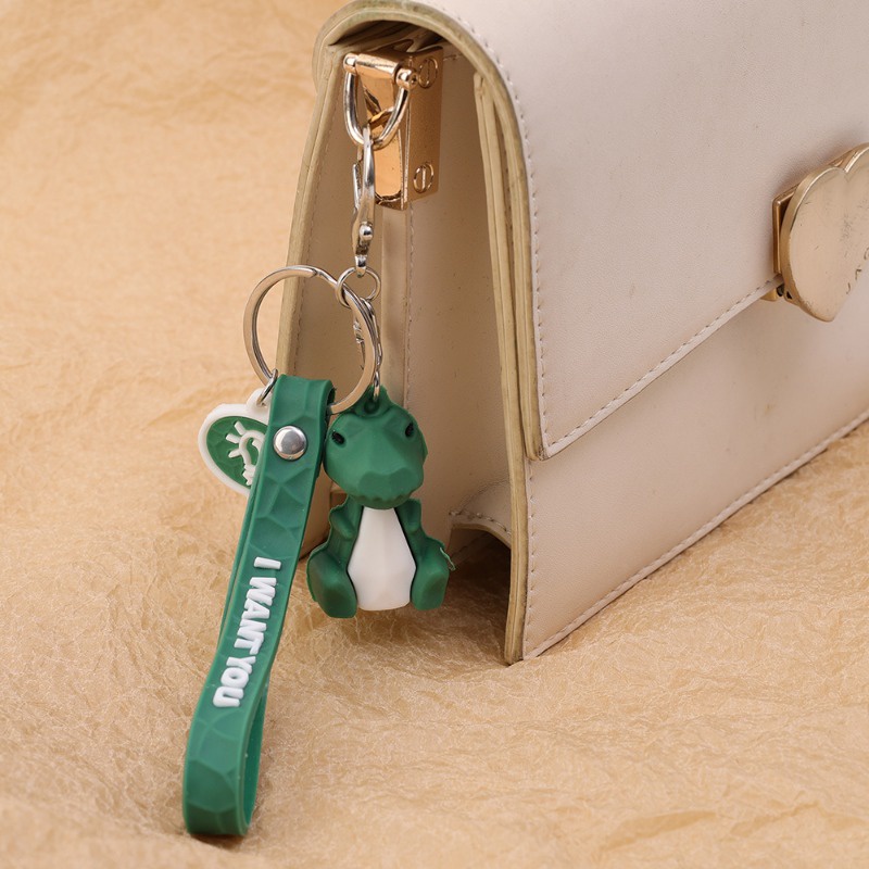 Dễ Thương Móc Chìa Khóa Hình Động Vật / Gấu Trúc Bằng Kim Loại Xinh Xắn