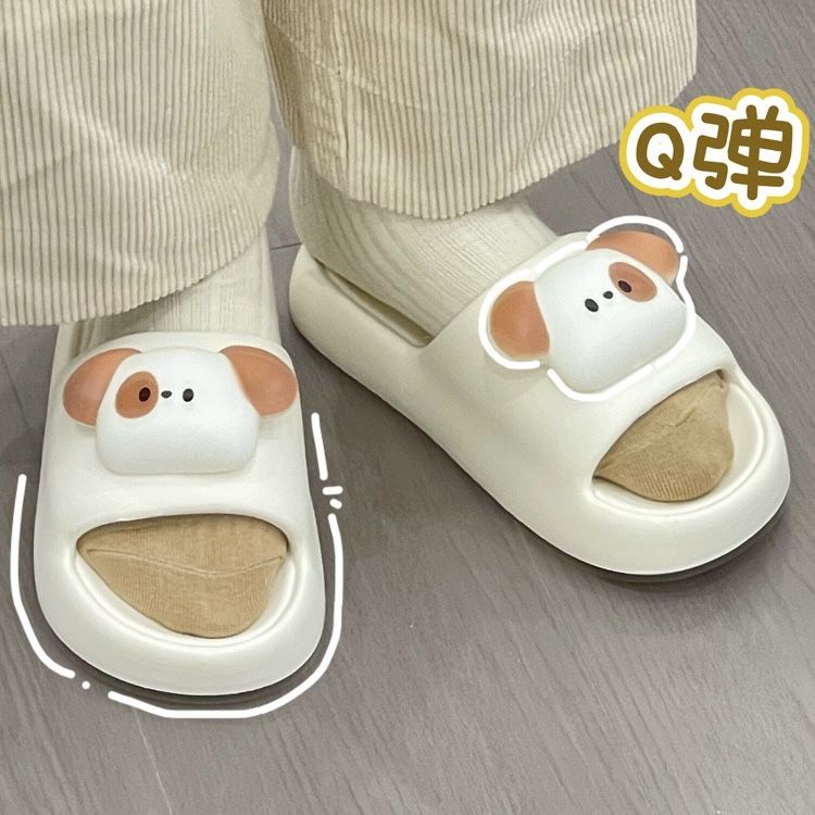 Dép unisex Chống Trượt Hình Quả Táo Đỏ Dễ Thương
